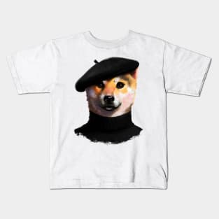 Artist Shiba Kids T-Shirt